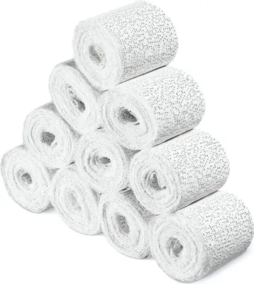 Produktbild von Navaris Gipsbinden 10er Set Gipsabdruck Babybauch - Gipsrollen Gipsbinden zum Basteln - Gips Abdruck Babybauch Gipsabdruck Set - Abdruck Binden 5 x
