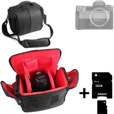 Produktbild von Kompatibel mit Fujifilm GFX100 II Kameratasche Fototasche Umhängetasche Schultertasche Zubehör Tasche mit Zusatzfächern, Regenschutz Trennwänden +