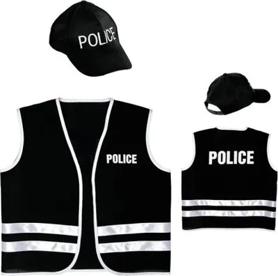 Image de POLICIER (gilet, casquette) M/L