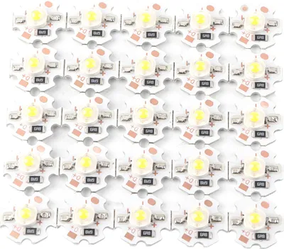 Zdjęcie produktu dla 25 sztuk chipów LED 5 V, 200 lm, 1 W – wysokowydajne diody do oświetlenia DIY.