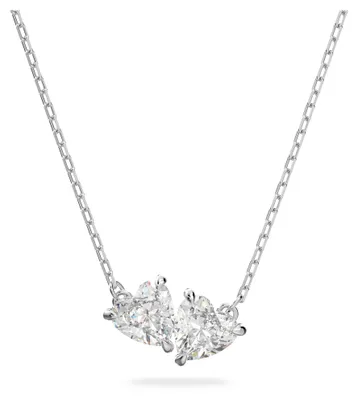 Produktbild von Swarovski Mesmera Soul Halskette, Herz, Weiss, Rhodiniert