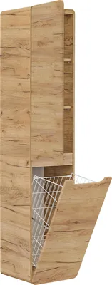 Zdjęcie produktu dla Szafka Łazienkowa Wysoka 170 Cm Dąb Craft 2 Drzwi Nowoczesna