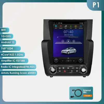 Obrázok produktu pre Autorádio – Multimediálny prehrávač – Autorádio – 2DIN Android – 9,7-palcový dotykový displej – GPS navigácia