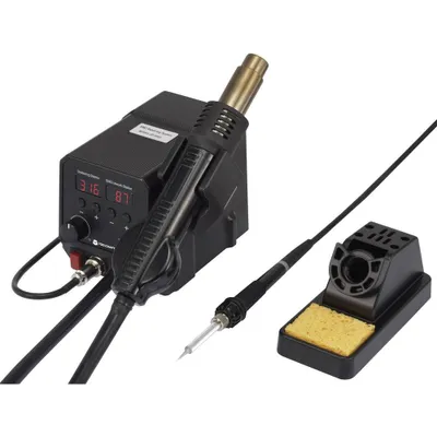 Produktbild von TOOLCRAFT Löt-/Entlötstation digital 360 W 50 - 480 °C