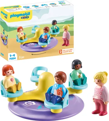 Image de PLAYMOBIL 1.2.3 71324 1.2.3 : Carrousel de chiffres