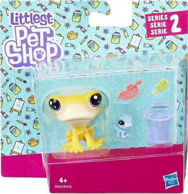 Zdjęcie produktu dla Lps Littlest Pet Shop Para ŻABKA ŻABA I JASZCZURKA LIZARD B9358 E0462