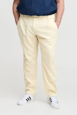 Produktbild von Blend BHBPants Herren Hose aus Leinenmix Chinohose Stoffhose mit Gürtelschlaufen Eingrifftaschen