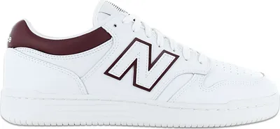 Produktbild von New Balance 480 White Maroon - EU 46.5