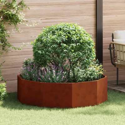 Obrázok produktu pre Maison Exclusive - Kvetináč Rusty 120 x 120 x 35 cm Odolný voči poveternostným vplyvom oceľ