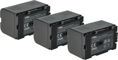 Produktbild von vhbw 3x Akku Ersatz für Panasonic VW-VBD25 für Videokamera Camcorder (1700 mAh, 7,2 V, Li-Ion)