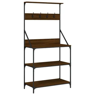 Immagine prodotto di Scaffale Cucina Ganci 4Ripiani Rovere Marrone Legno Multistrato