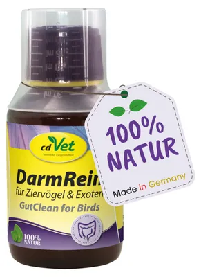Produktbild von cdVet DarmRein 100ml – Ergänzungsfuttermittel für Ziervögel & Exoten mit natürli