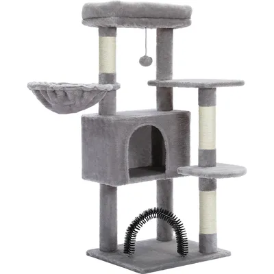 Produktbild von PAWZ Road Kratzbaum Katzenbaum Sisal Kletterbaum Katzenkratzbaum Spielbaum 106cm