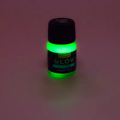 Immagine prodotto di PENTART vernice acrilica fosforescente verde chiaro 30 ml