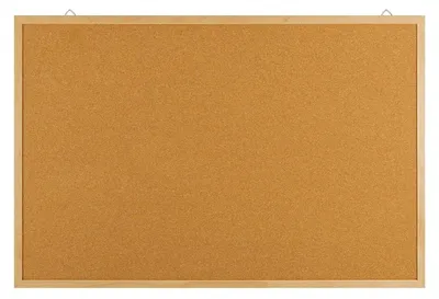Immagine prodotto di Bacheca in sughero - 40 x 30 cm - Cornice in legno - Rettangolare