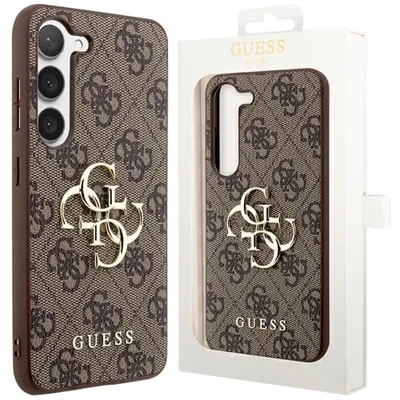 Obrázek produktu pro Guess GUHCS23FE4GMGBR Samsung Galaxy S23 FE hardcase 4G Big Metal Logo brown