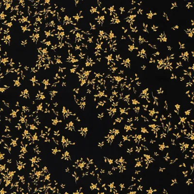 Produktbild von Profhome 935854-GU Blumen Vliestapete Floral glänzend schwarz gold 7,035 m2
