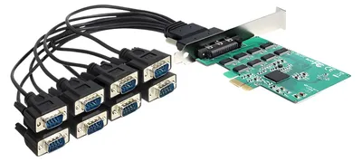 Produktbild von Delock PCI Express Card > 8 x Serial RS-232 - Serieller Adapter - PCIe - RS-232 x 8
