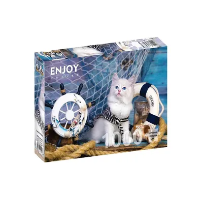 Produktbild von ENJOY Puzzle Kapitän Kätzchen 1000 Teile