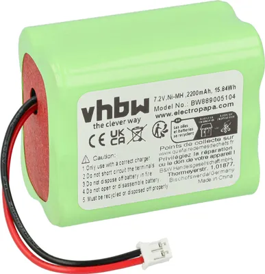Produktbild von vhbw Akku kompatibel mit Ape Labs LightCan SE, LightCan, LightCan V2 LED-Scheinwerfer, Akku-Lampe (2200 mAh, 7,2 V, NiMH)