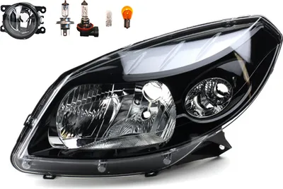 Immagine prodotto di Fari compatibili per Dacia Sandero dal 06/08, lato sinistro, con fendinebbia e luce di posizione. Codici: 260602914R, 8200526423, 8200074008, 6202E1, 00006202E1, 6710027, 000. Johns