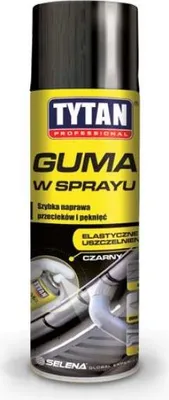 A spray can of Tytan Professional Gum Spray in black.