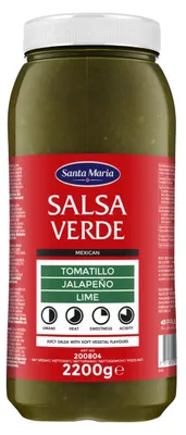 Produktbild von Santa Maria Green Mexican Salsa 2200g – Würzige grüne Salsa im Familienformat