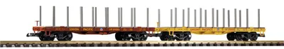 Produktbild von PIKO G-Rungenwagen 2er Set UP  38774