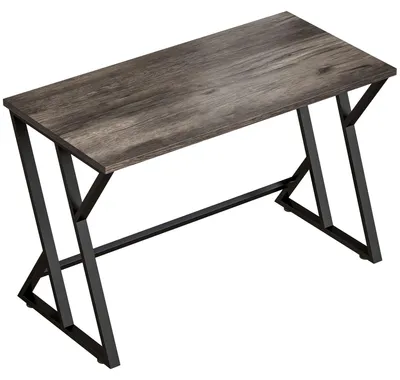 Obrázek produktu pro Počítačový stůl, rozměry 120 x 60 cm, kovová konstrukce "Z", barva šedá