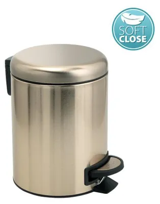 Produktbild von Gedy POTTY Abfalleimer 3l, Soft Close, Gold matt