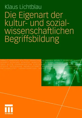 Produktbild von Die Eigenart der kultur- und sozialwissenschaftlichen Begriffsbildung