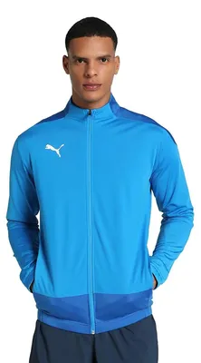 Immagine prodotto di teamGOAL 23 Giacca in polietilene, taglia:M, Colori Serie Puma:Blu elettrico Lemonade-Blu potenza della squadra