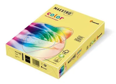 Produktbild von Mondi Maestro Color gelb 80g/m² DIN-A4 - 500 Blatt YE23