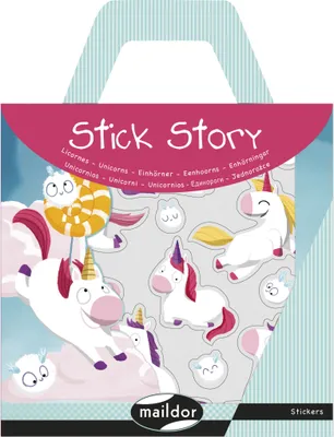 Produktbild von Maildor 6x Stick Story, Einhörner - Mehrfarbig AF027C