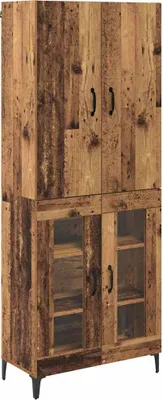 Image de Haut Armoire Bois Ancien 69,5 x 34 x 180 cm Bois d'ingénierie