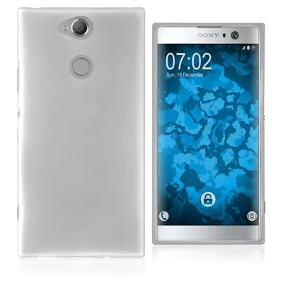 Produktbild von PhoneNatic Case kompatibel mit Sony Xperia XA2 - clear Silikon Hülle matt Cover