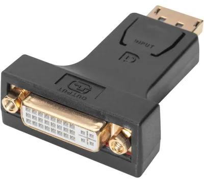Produktbild von Digitus DisplayPort Adapter, DP, DVI-I, (24+5), Schwarz