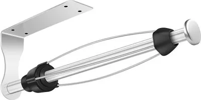 Produktbild von Unyqoos® Edelstahl-Küchenrollenhalter mit Dämpfung – einhändig abreißbar, einfache Montage (selbstklebend oder verschraubt), platzsparend für Küche & Bad
