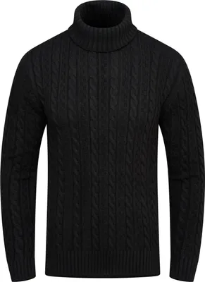 Produktbild von behype. Herren Strickpullover BSLANA Grobstrick Zopf-Muster Winterpullover Strickpullover