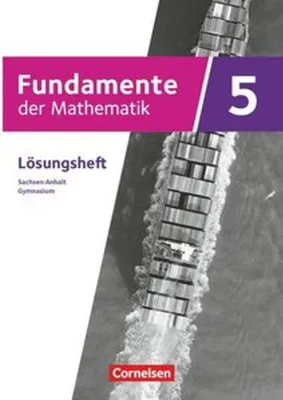 Obrázok produktu pre Fundamente der Mathematik 5. Schuljahr. Sachsen-Anhalt - Lösungen zum Schulbuch