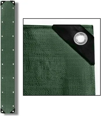 Produktbild von Abdeckplane Garten Plane Holzplane 90g/m² Grün 1,5x12 m Schutzfolie Abdeckung