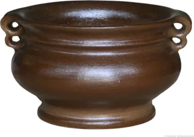 Produktbild von KERAZO Keramik Blumentopf Pflanzkübel Capella 52 x 45 x 29 cm frostfest, robust, standfest, Farbe: BRAUN