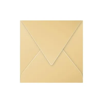 Zdjęcie produktu dla Koperty Clairefontaine 5488C w kolorze Pollen Karamell, 140 x 140 mm, 20 sztuk