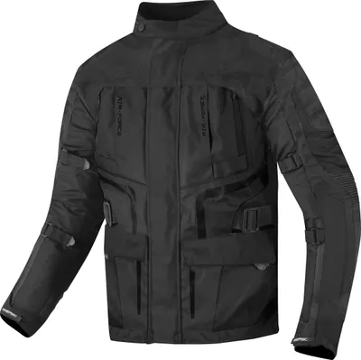 Produktbild von Berik Safari wasserdichte 3in1 Motorrad Textiljacke, schwarz, 48