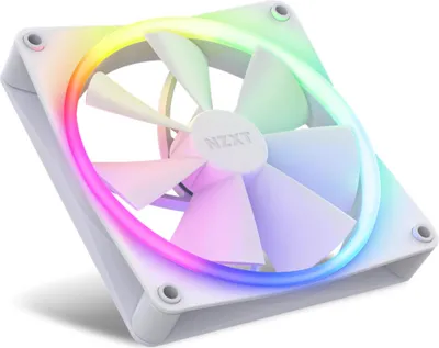 Produktbild von NZXT F140 RGB TWIN, Ventilator, 14 cm, 500 RPM, 1800 RPM, Weiß