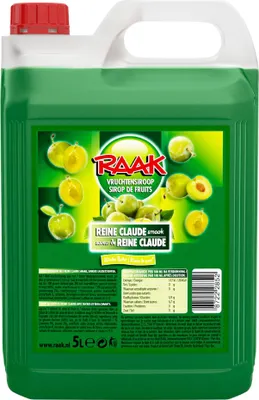 Zdjęcie produktu dla Syrop Raak Reine Claude – 5 litrów