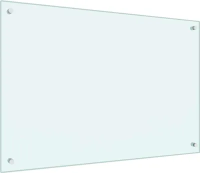 Obrázek produktu pro vidaXL Kuchyňský splashback 2 ks bílý 90 x 60 cm Tvrzené sklo