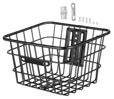 Image de Panier Avant de Vélo pour Chiens et Courses