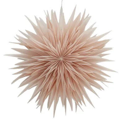 Produktbild von Only Natural Papierstern SNOWFLAKE S pink champagne | Ø 40cm