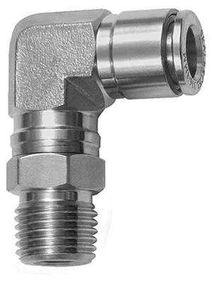 Produktbild von Riegler L-Steckverschraubung, drehbar, R 1/2 a., Schlauch-Ø 10, ES 1.4404